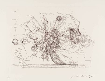 Incisione Tinguely - Chaos I
