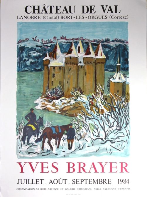 Litografia Brayer - Chateau de Val 