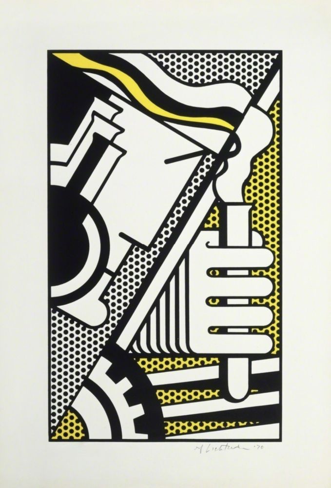 Serigrafia Lichtenstein - Chem 1A