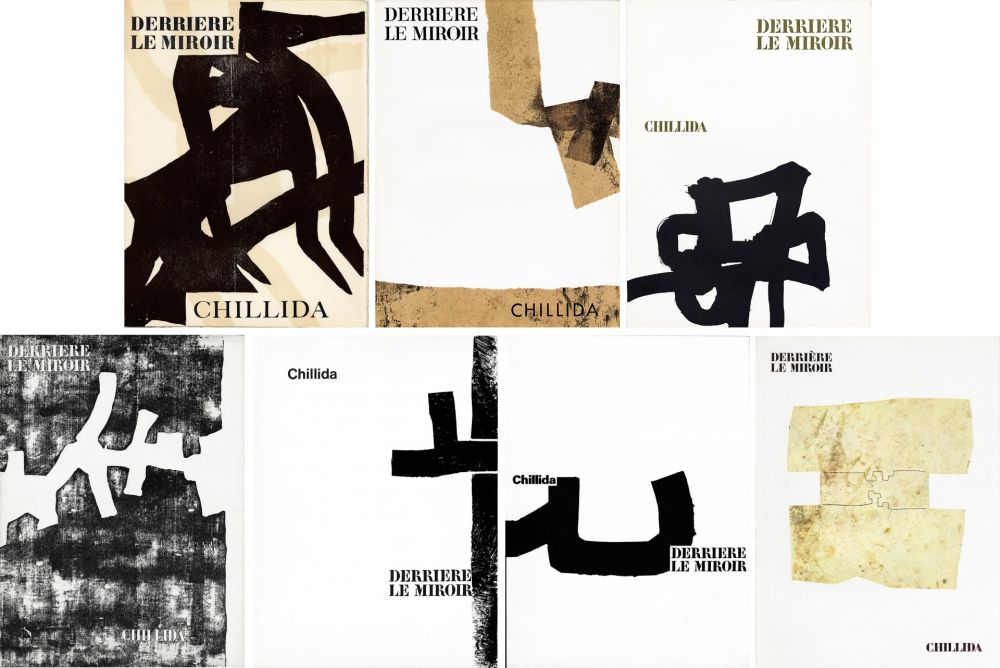 Libro Illustrato Chillida - CHILLIDA : Collection complète des 7 volumes de la revue DERRIÈRE LE MIROIR consacrés à Chillida (parus de 1956 à 1980)