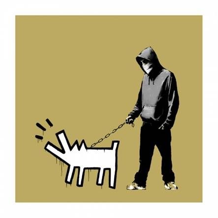 Serigrafia Banksy - Choose Your Weapon - Khaki