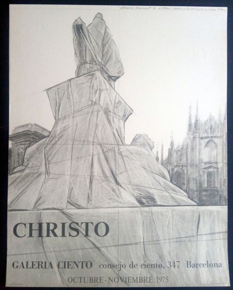 Manifesti Christo - Christo - Galeria Ciento 1975