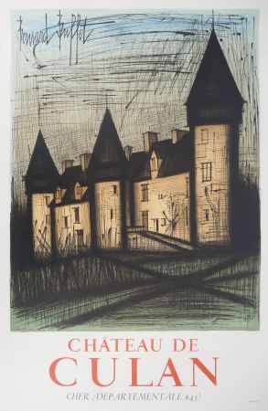 Litografia Buffet - Château de Culan