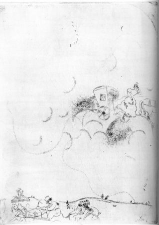 Acquaforte Chagall - Cicicov's Dream