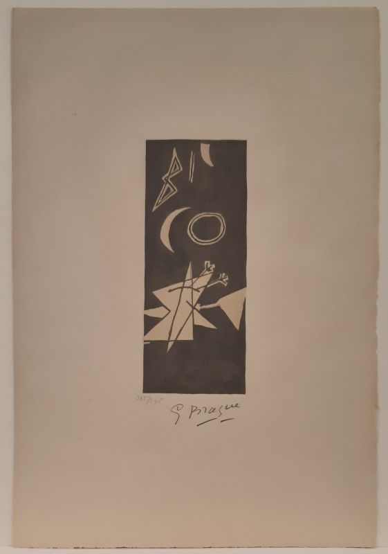 Litografia Braque - Ciel Gris II