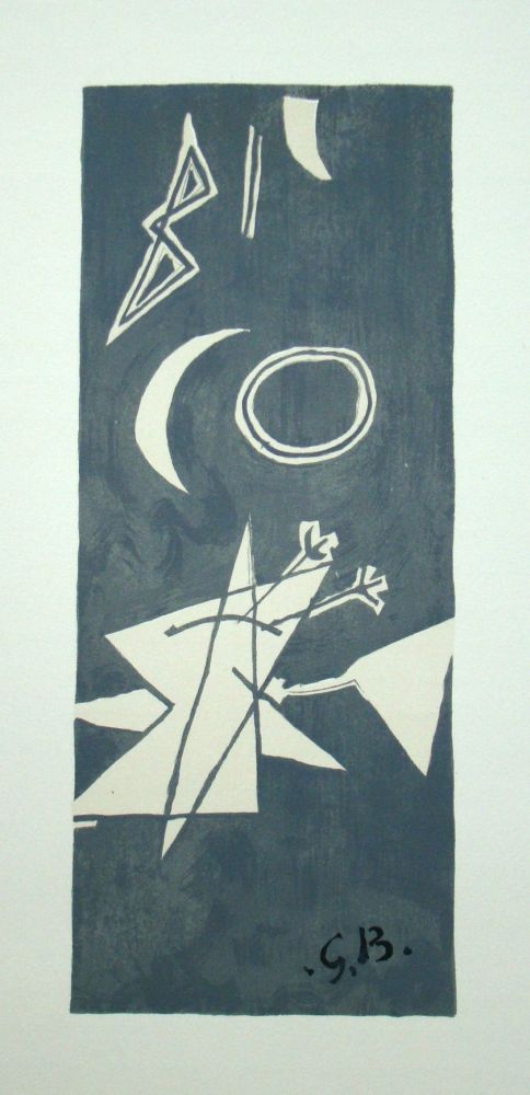 Litografia Braque (After) - Ciel gris II.