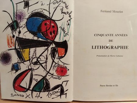 Libro Illustrato Miró (After) - Cinquante annees De lithographie