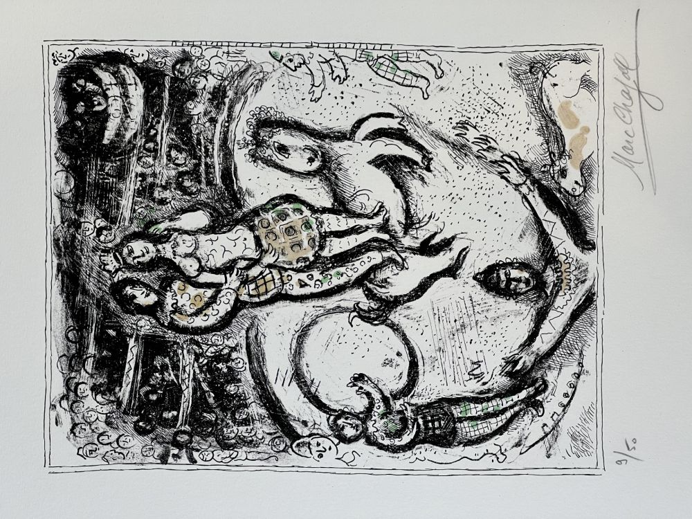 Litografia Chagall - CIRQUE