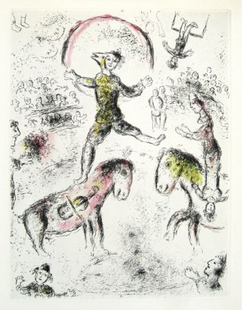 Acquaforte E Acquatinta Chagall - Cirque