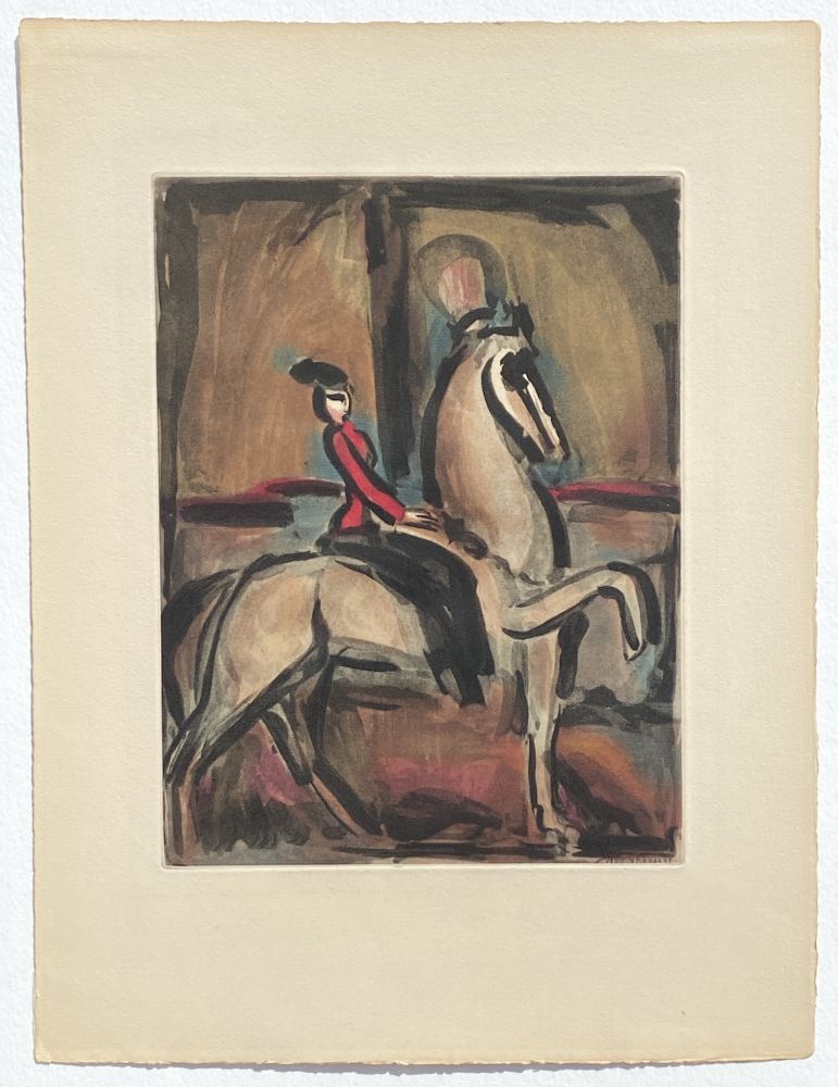 Acquatinta Rouault - Cirque – Amazone