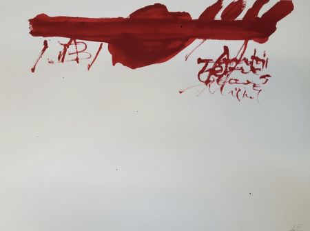 Litografia Tàpies - Clau-13
