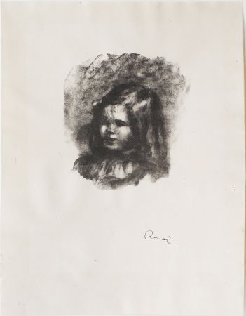 Litografia Renoir - Claude Renoir, tourné à gauche 
