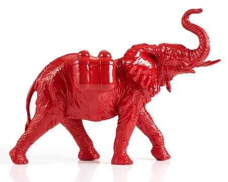 Multiplo Sweetlove - Cloned red Elephant with Waterpacks.