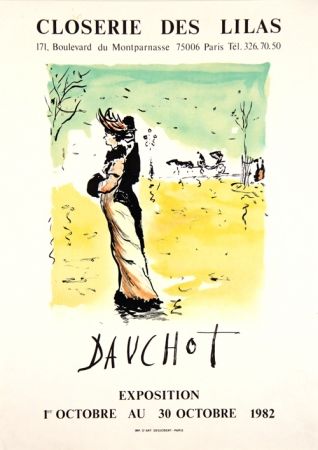 Litografia Dauchot - Closerie des Lilas