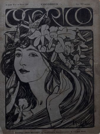 Litografia Mucha - Cocorico