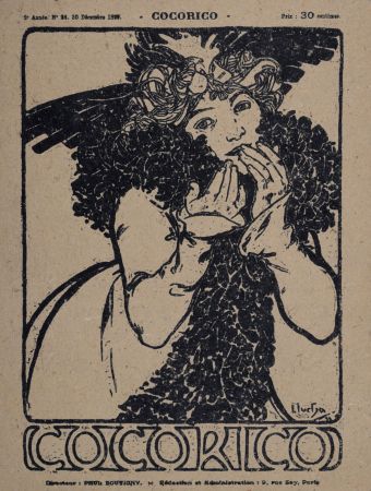 Litografia Mucha - Cocorico #2, 1899