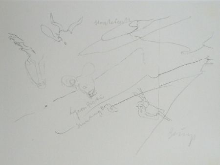 Litografia Beuys - Codices Madrid 9