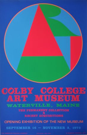 Serigrafia Indiana - Colby College, Art Museum, Waterville, Maine. The permanent collection & recent acquistions. Opening exhibition of the new museum, September 16- November 3, 1973