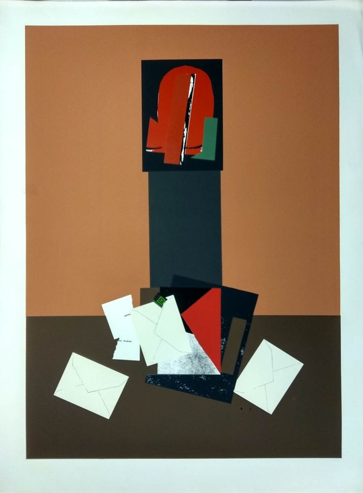 Serigrafia Gordillo - Collage con sobres