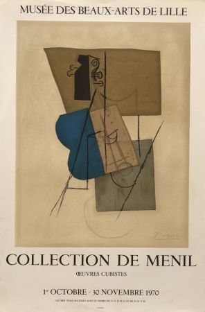Litografia Picasso - Collection de Menil - Oeuvres Cubistes