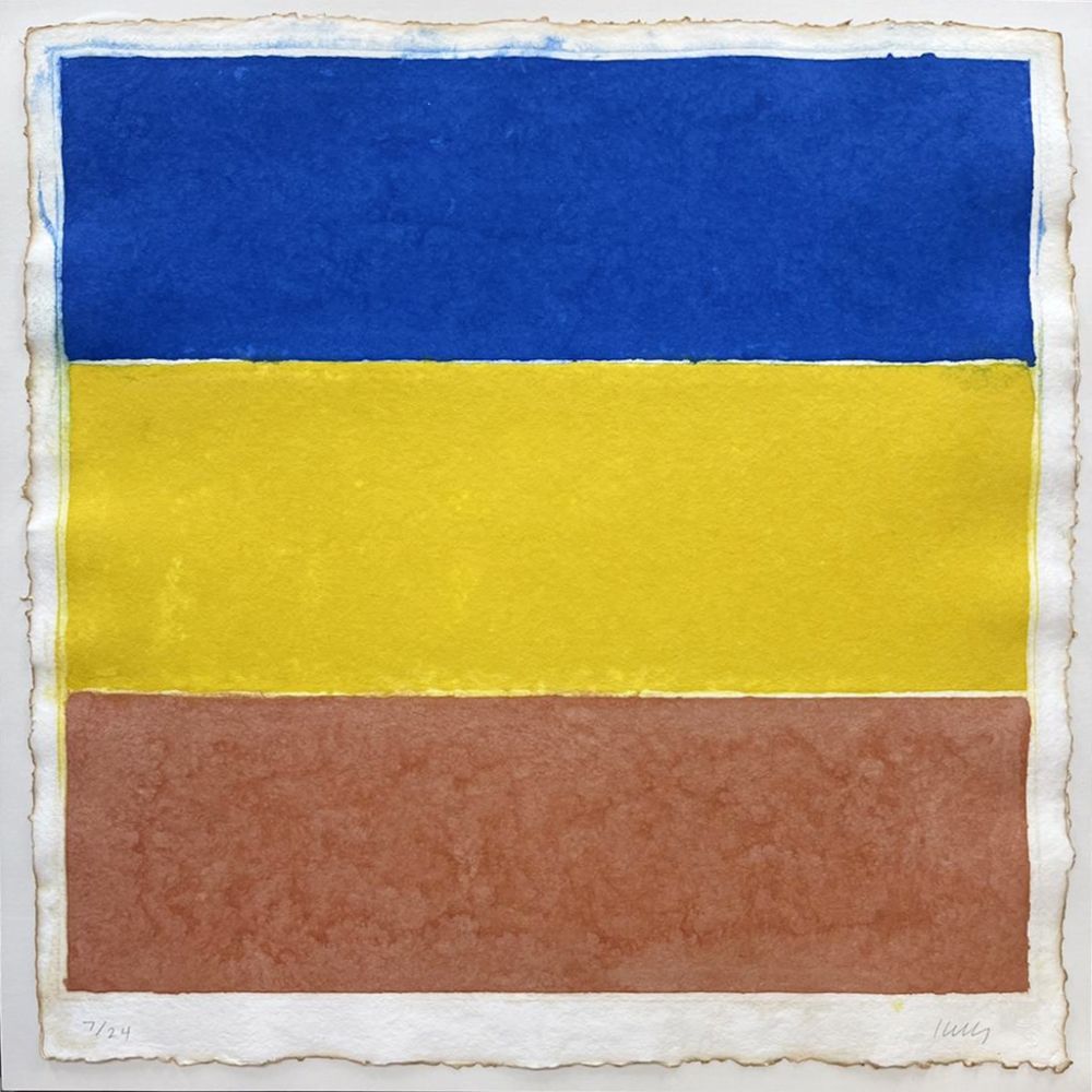 Non Tecnico Kelly - Colored Paper Image XVI (Blue/Yellow/Red)