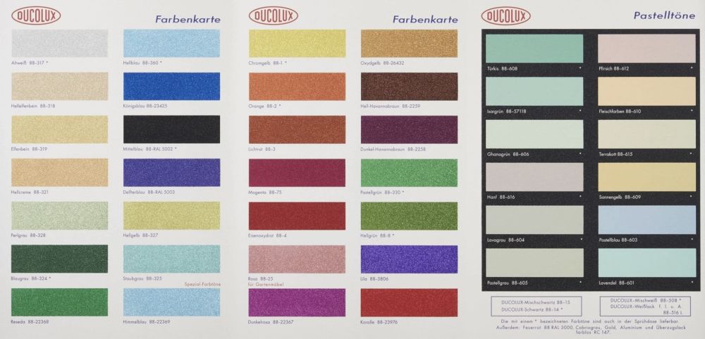 Serigrafia Hirst - Colour chart, glitter (H3)