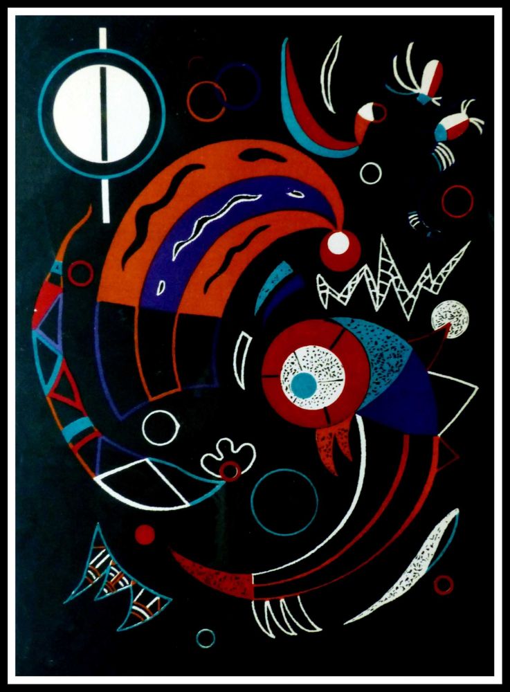 Litografia Kandinsky - COMETES