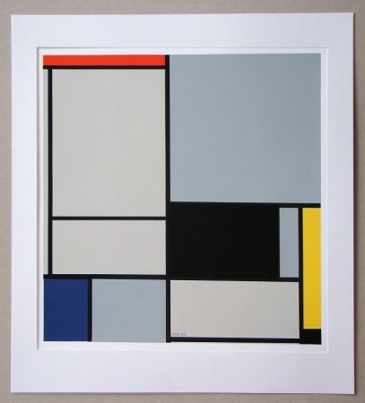 Serigrafia Mondrian - Compositie - 1921