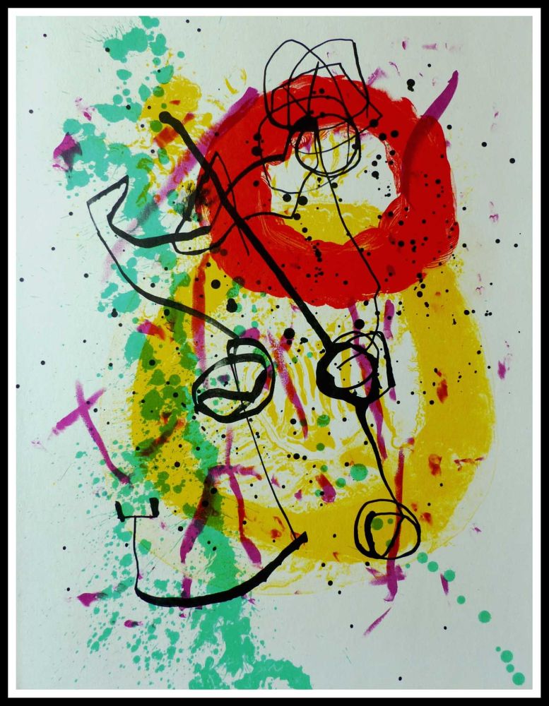 Litografia Miró - COMPOSITION 