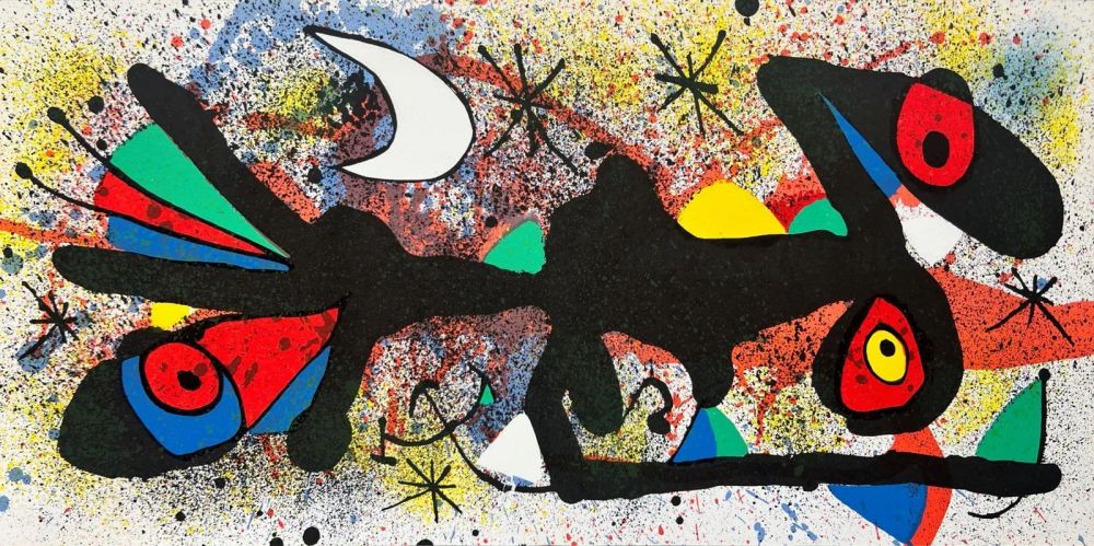 Litografia Miró - Composition