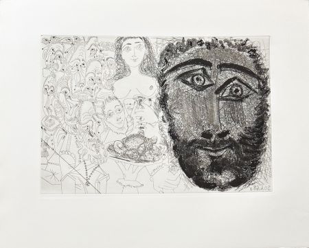 Incisione Picasso - Composition
