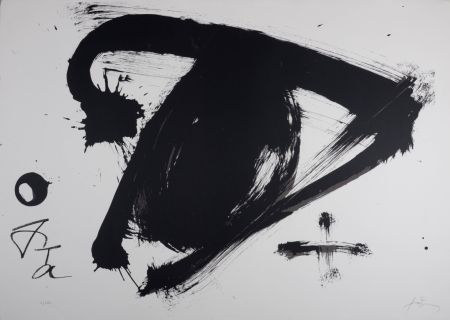 Litografia Tàpies - Composition