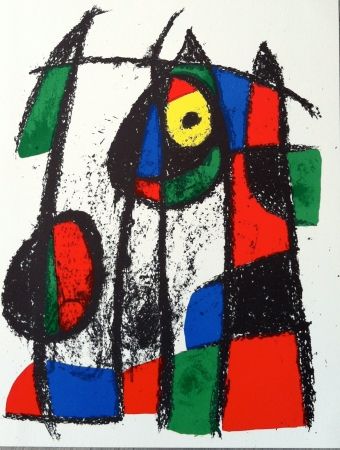 Litografia Miró - Composition