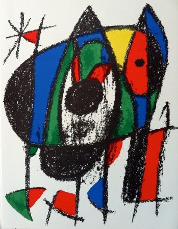 Litografia Miró - Composition