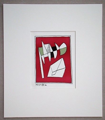 Litografia Magnelli - Composition, 1942