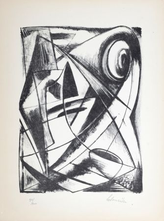 Litografia Schneider - Composition, 1946 - Hand-signed