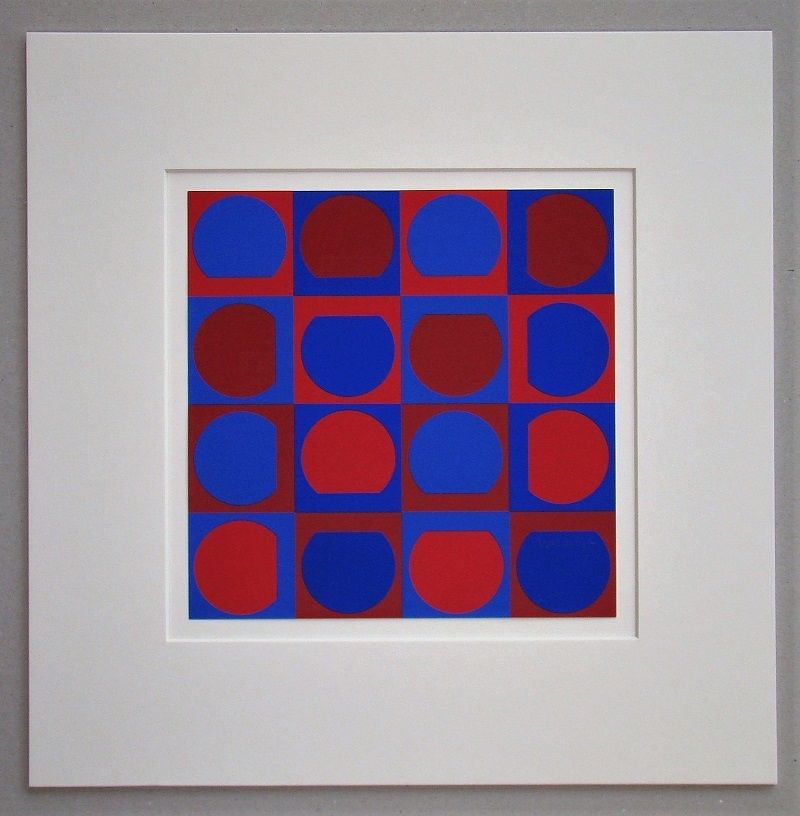 Serigrafia Vasarely - Composition 1964