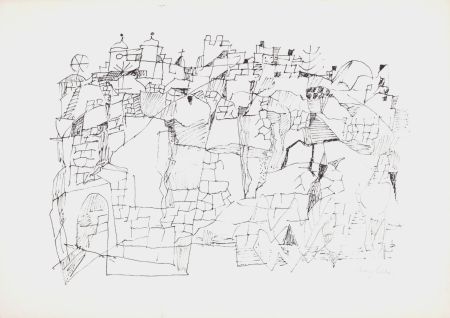 Litografia Bargheer - Composition, 1965