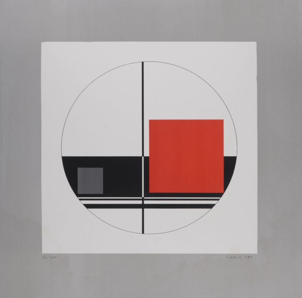 Litografia Gorin - Composition, 1969 - Hand-signed