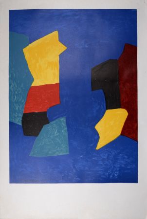 Litografia Poliakoff - Composition, 1974