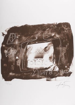 Litografia Tàpies - Composition, 1979 - Hand-signed
