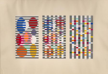 Serigrafia Agam - Composition 2