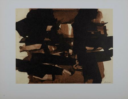 Litografia Soulages (After) - Composition #2, 1962