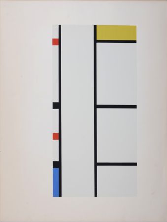 Serigrafia Mondrian - Composition 35-42, 1957