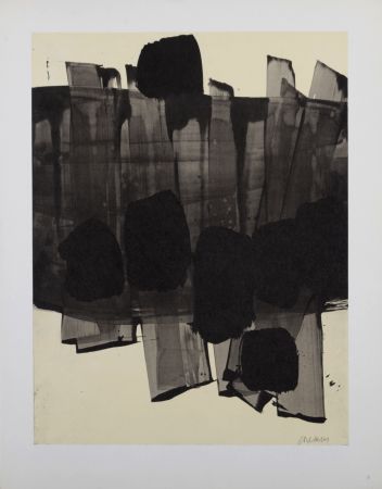 Litografia Soulages (After) - Composition #3, 1962
