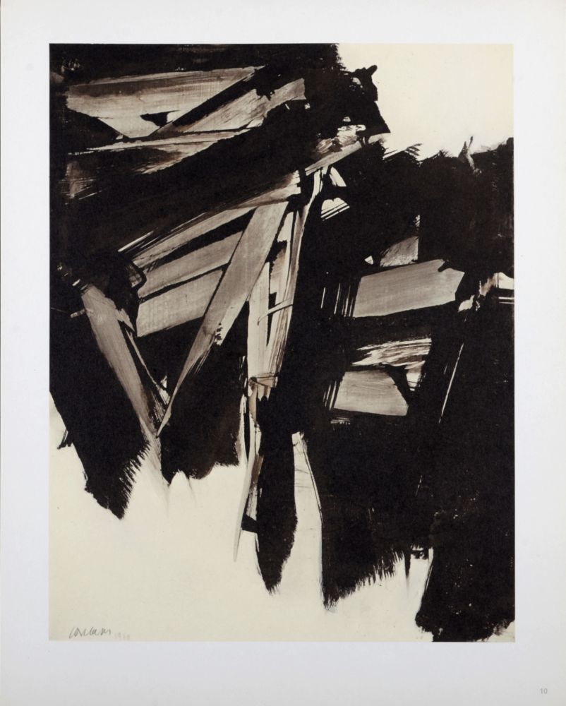 Litografia Soulages (After) - Composition #4, 1962