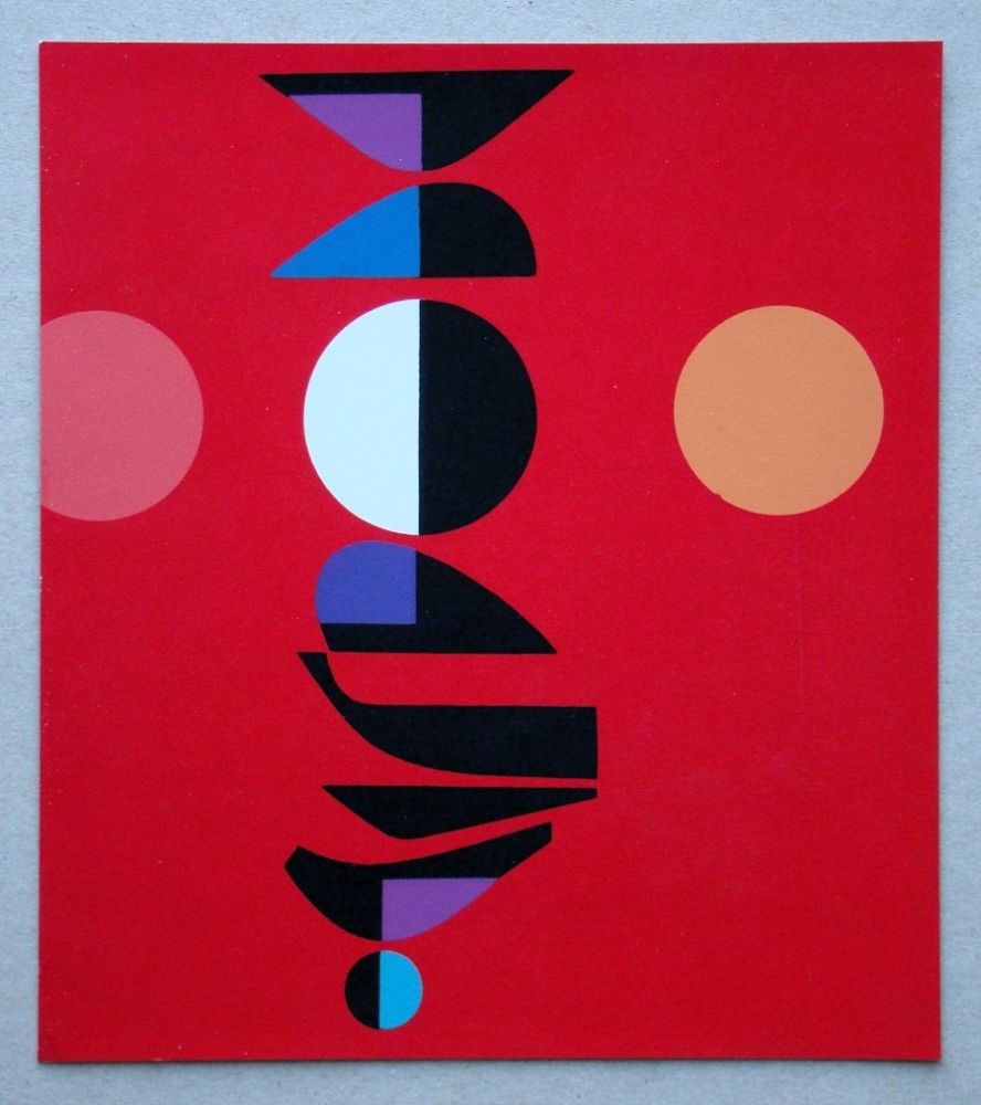 Serigrafia Pillet - Composition abstrait