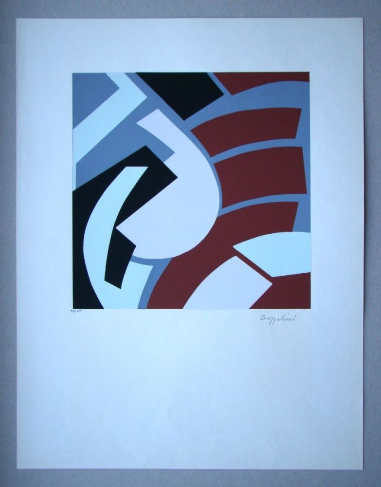 Serigrafia Bozzolini - Composition abstrait