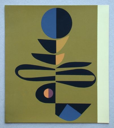 Serigrafia Pillet - Composition abstrait