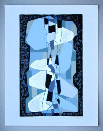 Serigrafia Deyrolle - Composition abstrait